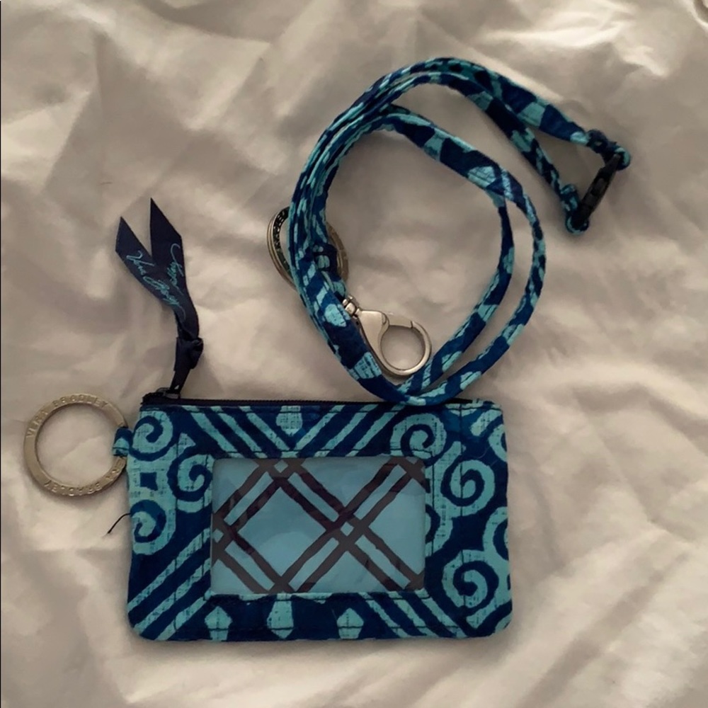 Vera Bradley ID carrier and lanyard